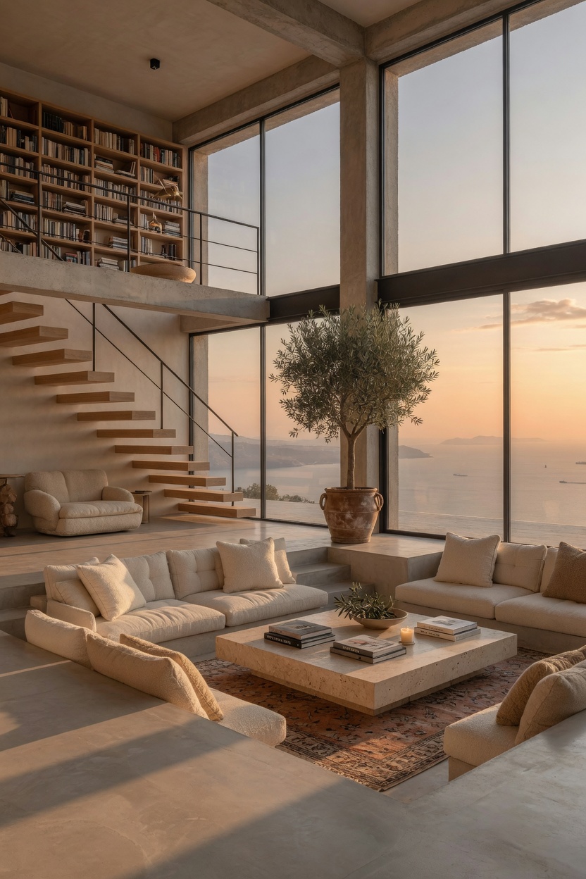 Modern organic living room reference
