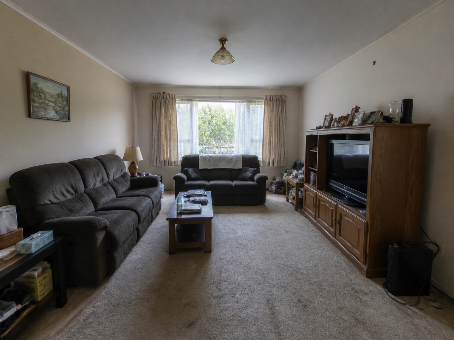 The same living room before redesign